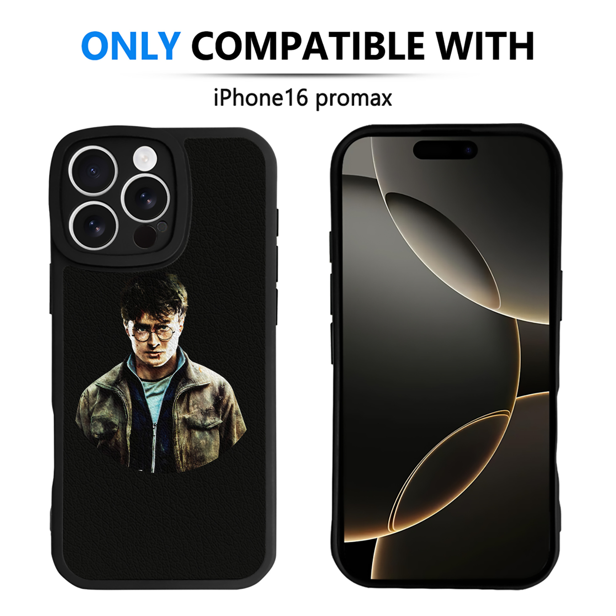 （画像用） Harry Potter ハリー・ポッターシリーズ 【iPhone 16シリーズ対応】シリコンスマホケース（レザー調） 材質：シリコン
